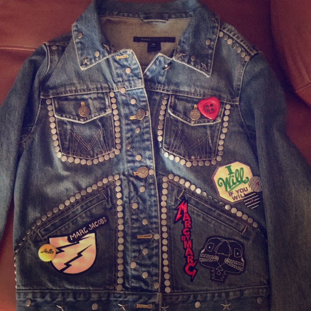 Marc Jacobs Vintage Smashing Starlets Jean Jacket